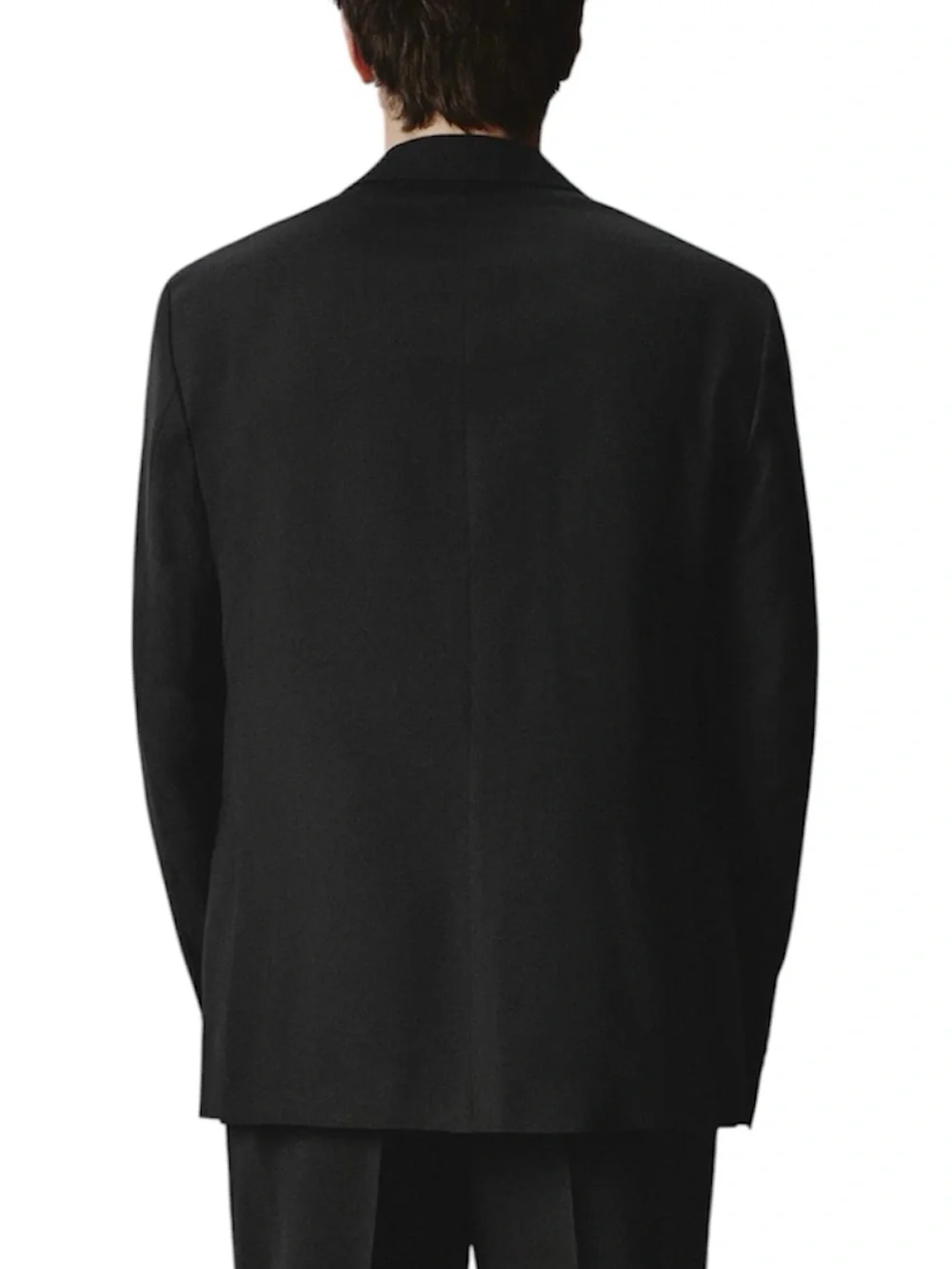 Zara Men Black Slim Fit Blazer Single Breasted Suit Jacket US 44 / EUR 54
